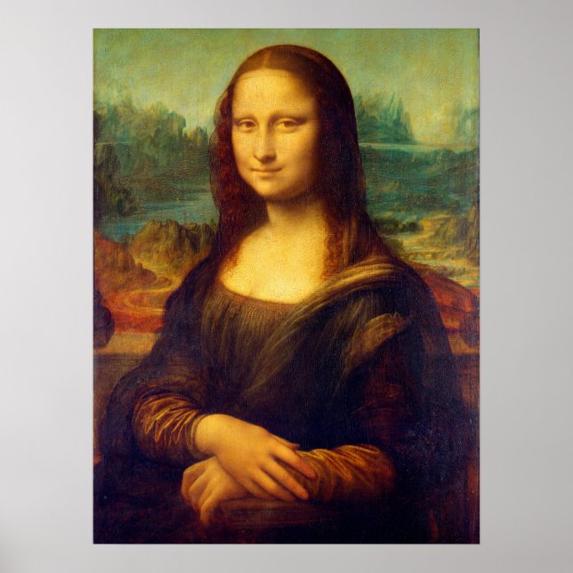 Poster Mona Lisa por Leonardo Da Vinci (Frente)