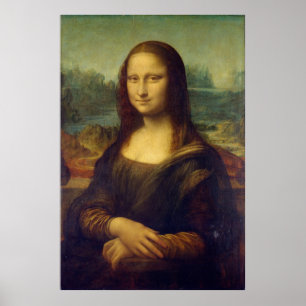 Poster Mona Lisa por Leonardo da Vinci