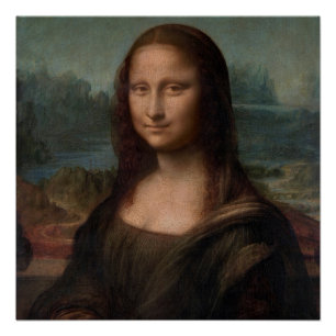 Pôster Mona Lisa Portrait