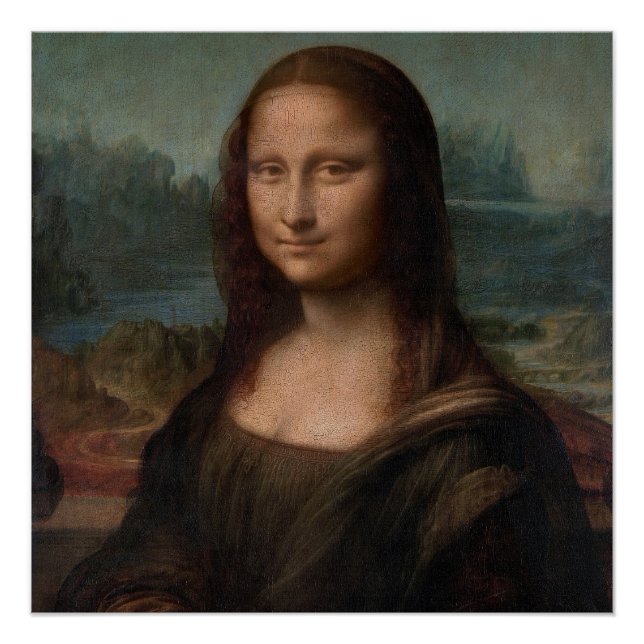 Pôster Mona Lisa Portrait (Frente)