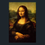 Pôster Mona Lisa (Qualidade perfeita)<br><div class="desc">A pintura mais famosa do mundo inteiro,  Mona Lisa,  de Leonardo da Vinci. Timelessamente belo e sofisticado,  você não pode errar com o clássico definitivo. Esta edição tem qualidade perfeita,  está disponível em grandes tamanhos e é dimensionada para quadros padrão de ajustado sem perder a proporção de aspecto original.</div>