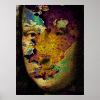Pôster mona lisa raw