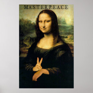 Poster Mona Lisa - um MasterPeace