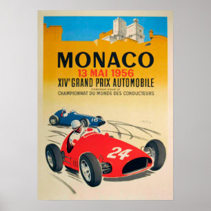 Poster Mônaco, Grande Prêmio de 1956