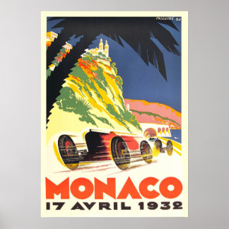 Poster Mônaco Racing