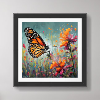 Poster Monarch Butterfly Foto com Frame