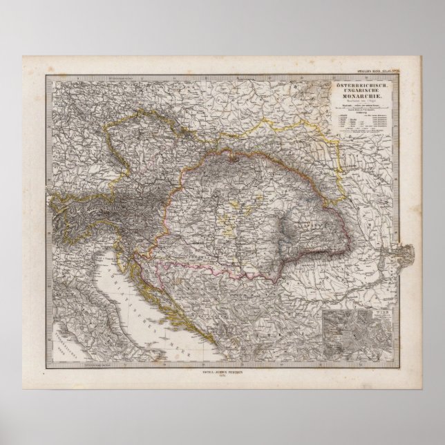 Pôster Monarquia Austro-Húngara (Frente)