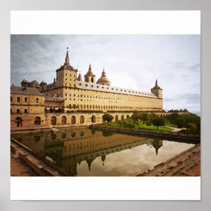 Pôster monastério da espanha