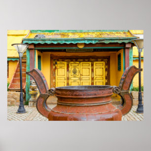 Poster Monastério Edifício Exterior