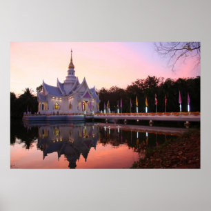 Pôster Monastery by the lake