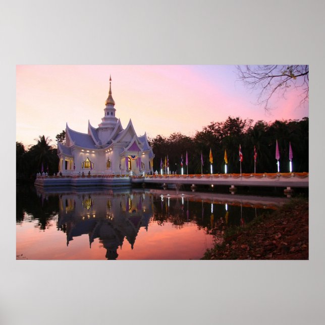Pôster Monastery by the lake (Frente)