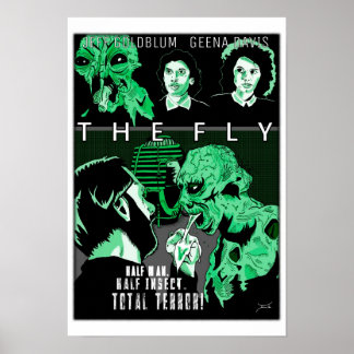 Poster MONDO-STYLE "THE FLY" art/poster