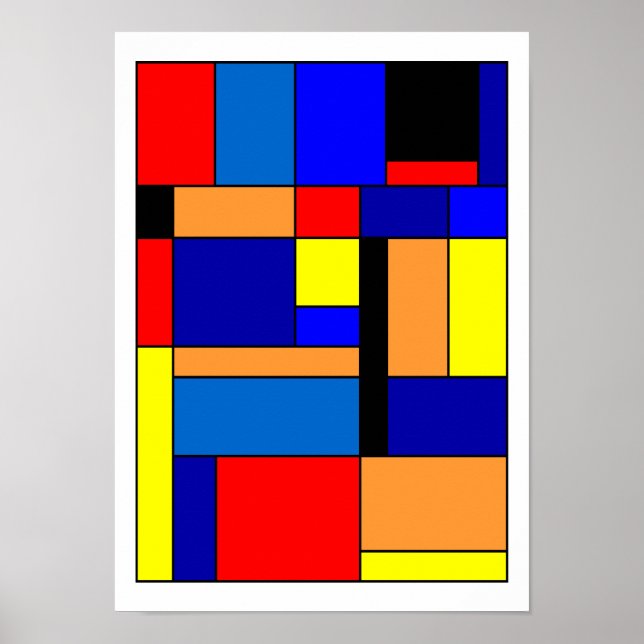 Pôster Mondrian #2 (Frente)