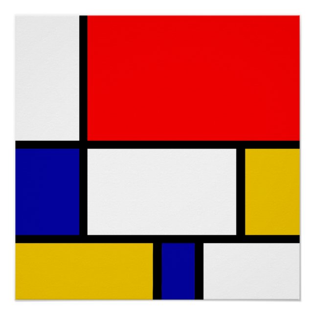Pôster Mondrian 2 (Frente)
