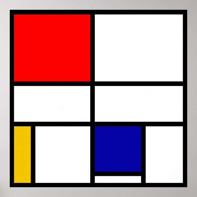 Poster Mondrian 3 (Frente)