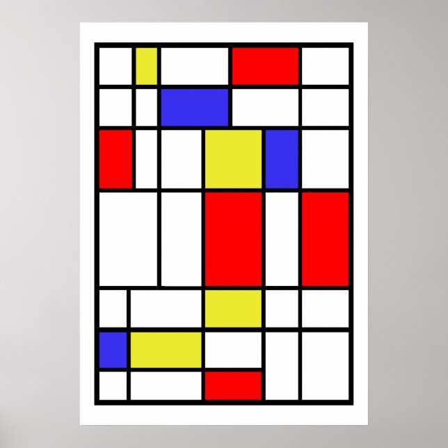 Poster Mondrian #58 (Frente)