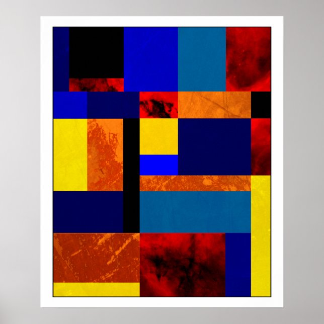 Pôster Mondrian #7-1 (Frente)