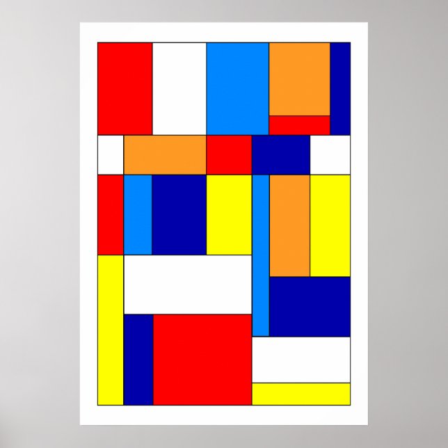 Pôster Mondrian #8 (Frente)