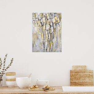 Poster Mondrian - Boom A, abstrato trabalho de arte