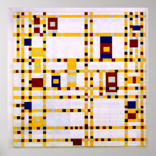 Pôster Mondrian - Broadway Boogie Woogie