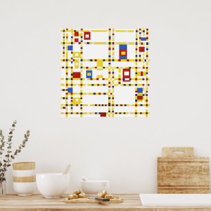 Poster Mondrian - Broadway Boogie Woogie