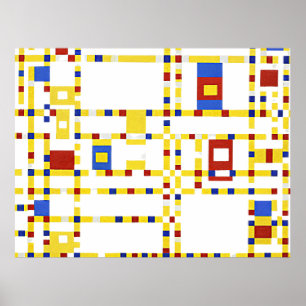 Poster Mondrian - Broadway Boogie Woogie