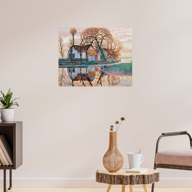 Poster Mondrian, Fazenda perto de Duivendrecht, (Sala de Estar 3)