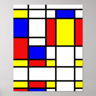 Poster Mondrian inspirou