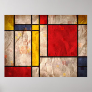 Pôster Mondrian inspirou