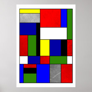 Pôster Mondrian nº 4