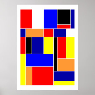 Pôster Mondrian No. 48