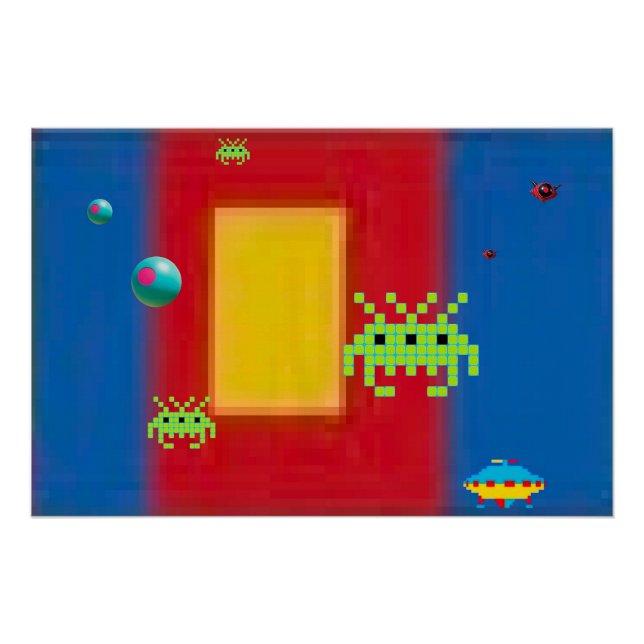 Pôster Mondrianos II (Frente)