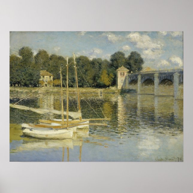 Poster Monet - A Ponte Argenteuil (Frente)