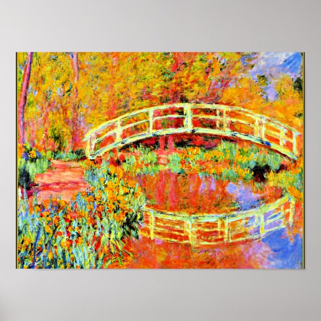 Poster Monet - A Ponte Japonesa em Giverny (Frente)