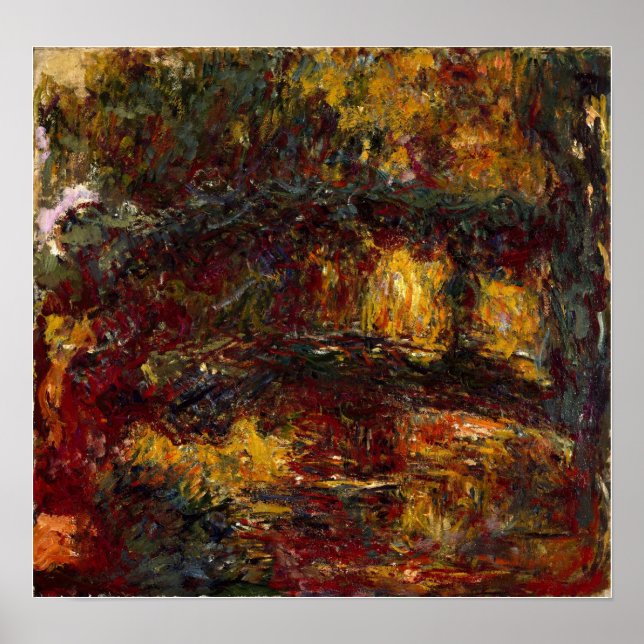 Poster Monet - A Ponte Japonesa, Giverny (Frente)