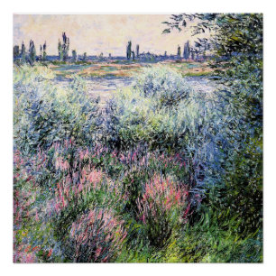 Pôster Monet - A Spot on the Banks of the Seine