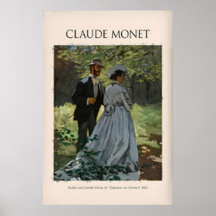 Poster Monet Bazille e Camille Déjeuner sur l Herbe