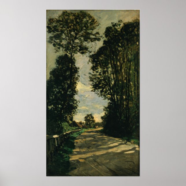 Poster Monet - Caminhada (Estrada da Fazenda de Saint Sim (Frente)
