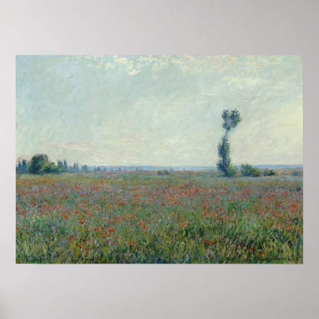 Poster Monet - Campo de Papoulas (Frente)