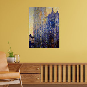 Poster Monet - Catedral de Rouen, Efeito Manhã