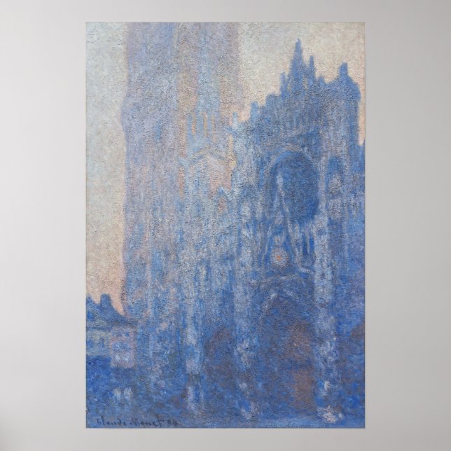Poster Monet - Catedral de Rouen, Tour D'Albane (Frente)