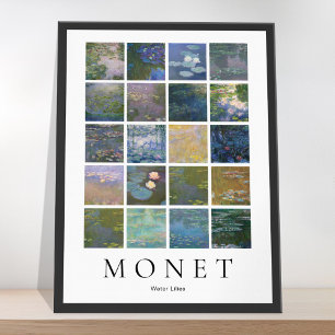 Poster Monet de lírios