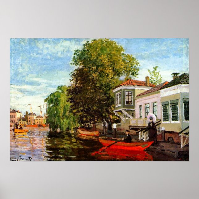 Poster Monet France Impressionista Pessoas Zaan Em Zaan (Frente)