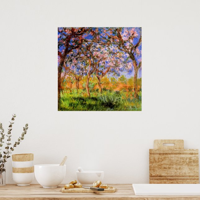 Poster Monet - Giverny na Primavera (Cozinha)