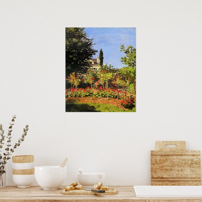 Poster Monet - Jardim em Flor (Cozinha)