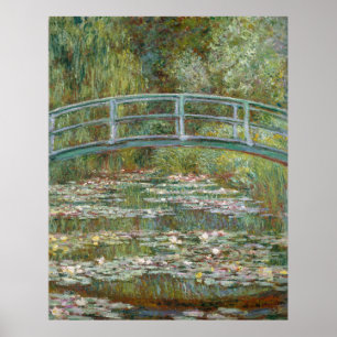 Poster Monet, jardim, pintura clássica