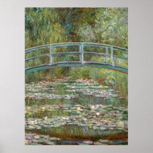 Poster Monet, jardim, pintura clássica