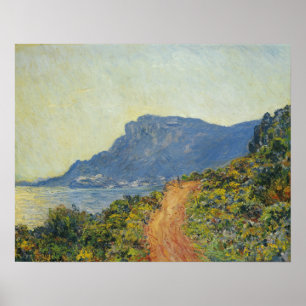 Poster Monet - La Corniche perto de Mônaco
