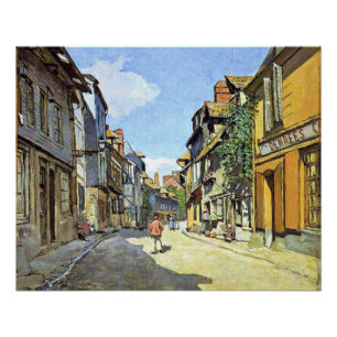 Pôster Monet - La Rue Bavolle em Honfleur