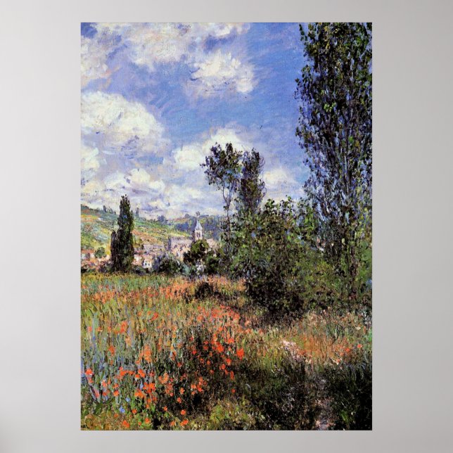 Poster Monet - Lane nos Campos da Poppy (Frente)